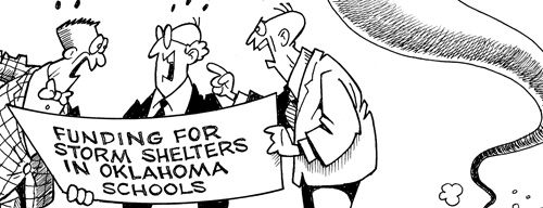 Paul Fell OK Gazette Toon Preview for 03112014