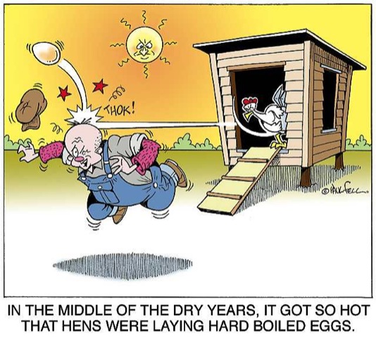 A Cartoon for "Living History Farms." One of a series.